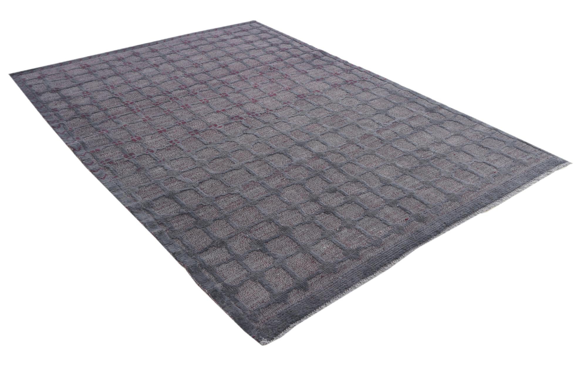 6' 6 x 9' 5 Hand Knotted Darya Wool Rug