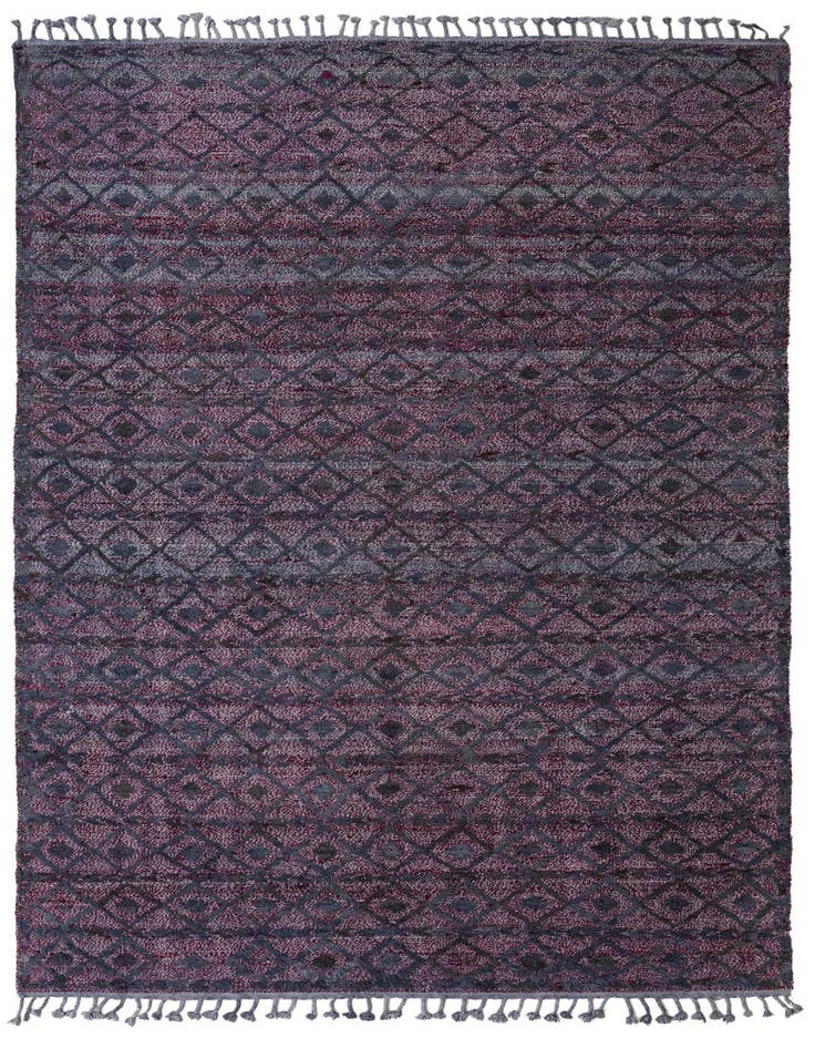 Detail image of 9' 5 x 10' 2 Hand Knotted Darya Wool Rug