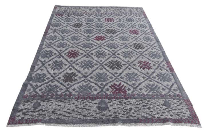 5' 6 x 8' 2 Hand Knotted Darya Wool Rug