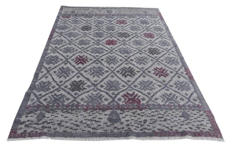 Detail image of 5' 6 x 8' 2 Hand Knotted Darya Wool Rug