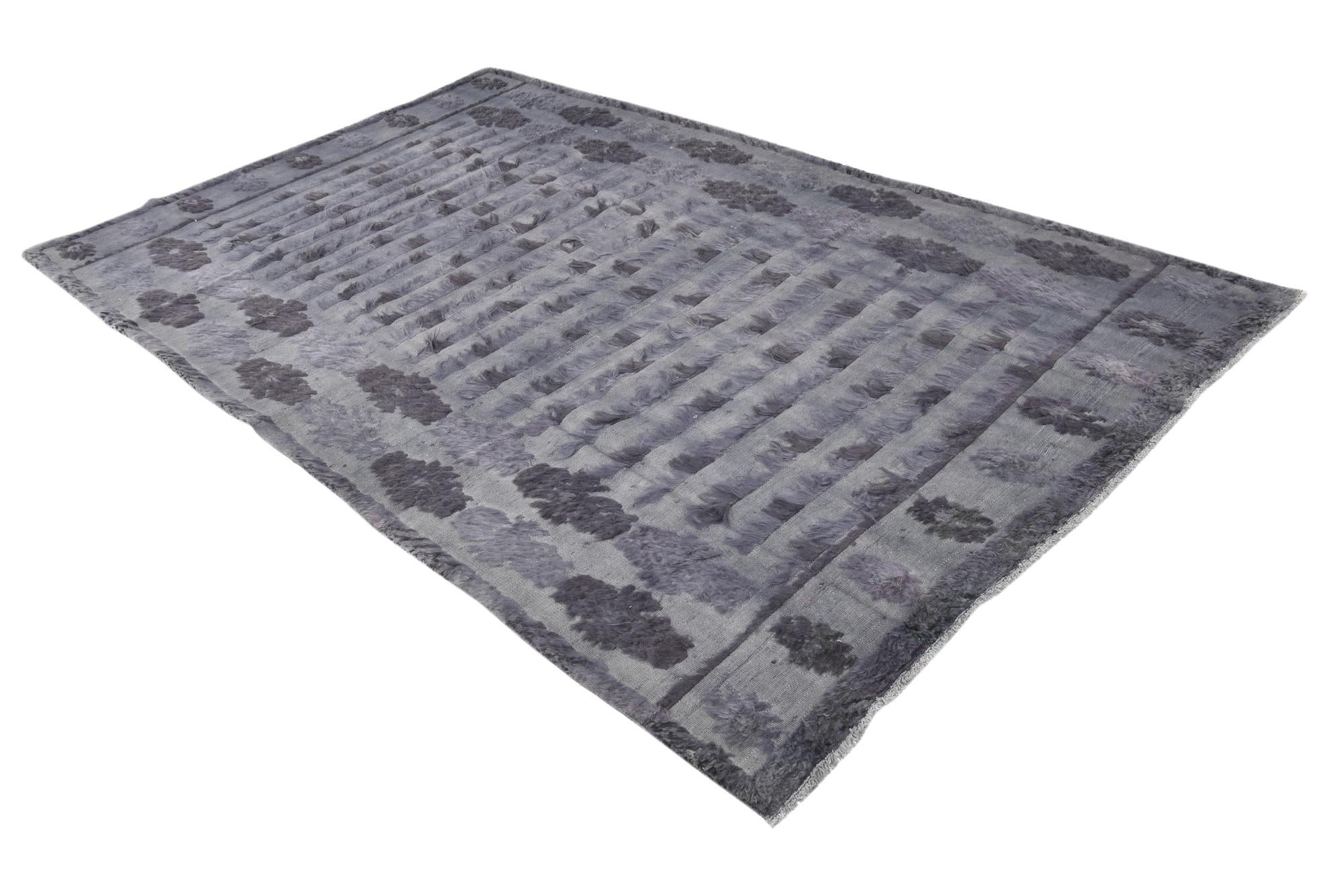 6' 3 x 10' 4 Hand Knotted Darya Wool Rug