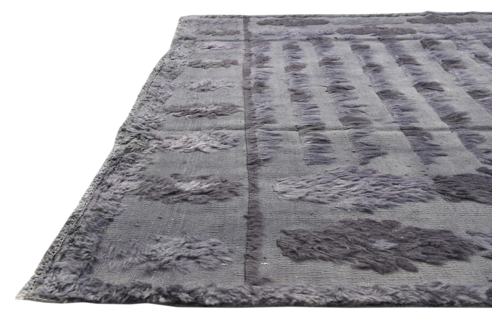 6' 3 x 10' 4 Hand Knotted Darya Wool Rug