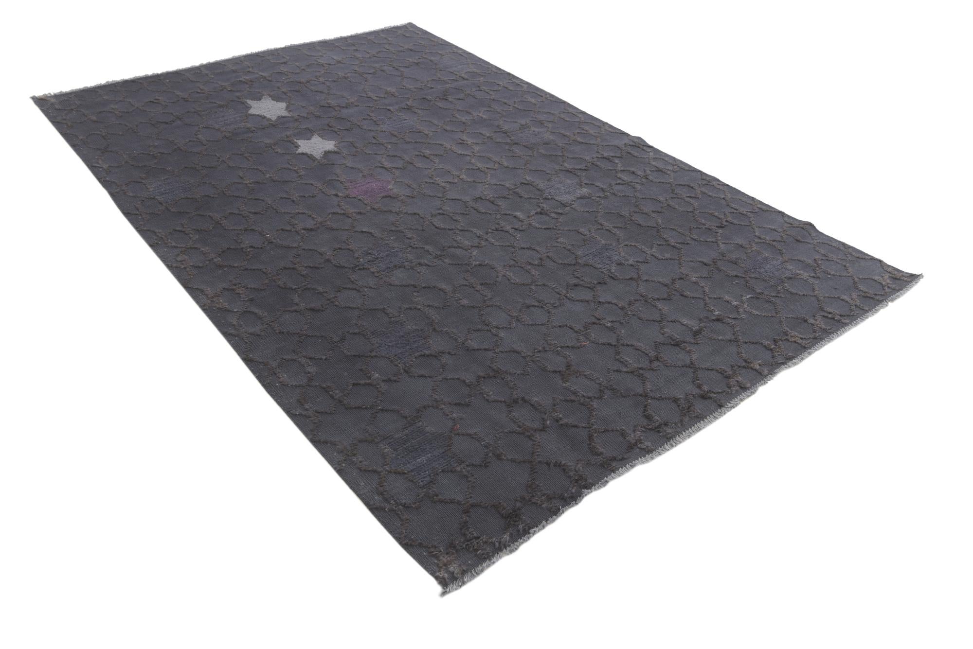 6' 1 x 9' 3 Hand Knotted Darya Wool Rug