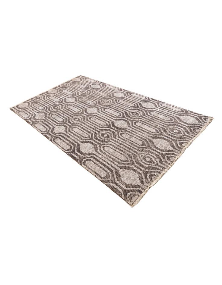 Detail image of 4' 9 x 8' Hand Knotted Darya Rug