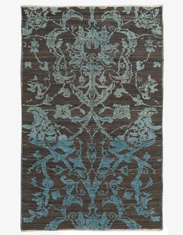 4' x 6' 4 Hand Knotted Darya Wool Rug