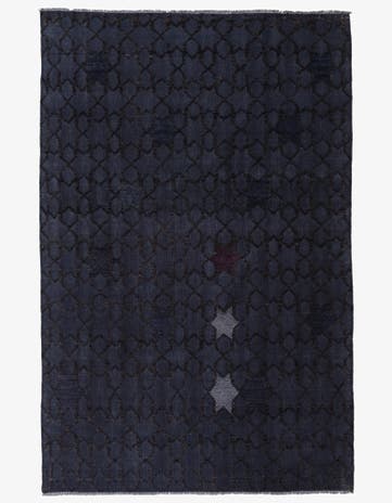 6' 1 x 9' 3 Hand Knotted Darya Wool Rug