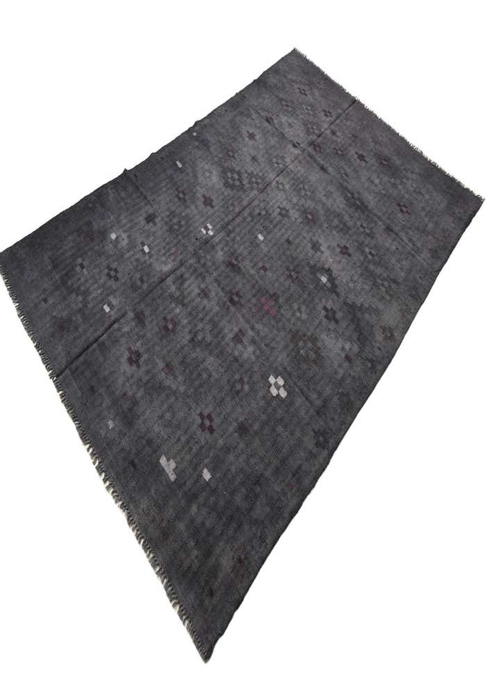 6' 1 x 9' 5 Hand Woven Kilim Fars Wool Rug