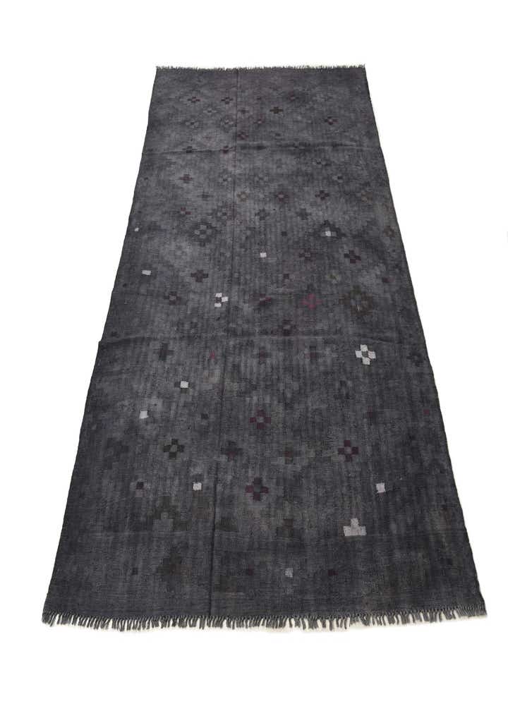 6' 1 x 9' 5 Hand Woven Kilim Fars Wool Rug