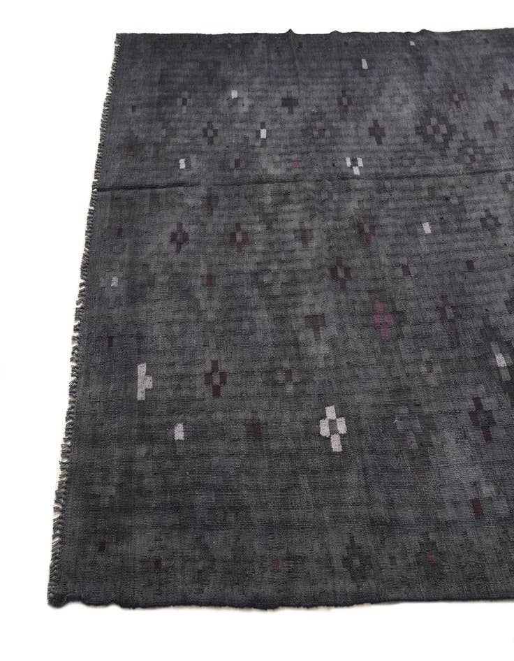Detail image of 6' 1 x 9' 5 Hand Woven Kilim Fars Wool Rug