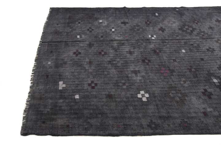 6' 1 x 9' 5 Hand Woven Kilim Fars Wool Rug