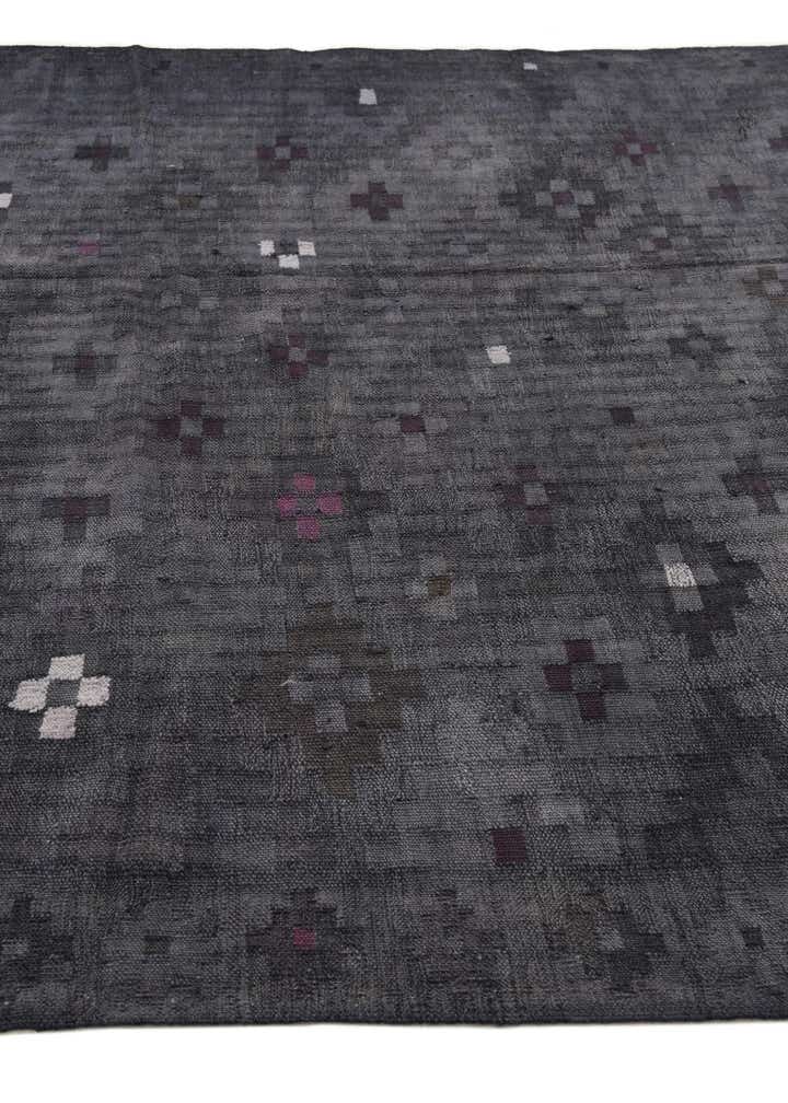 6' 1 x 9' 5 Hand Woven Kilim Fars Wool Rug