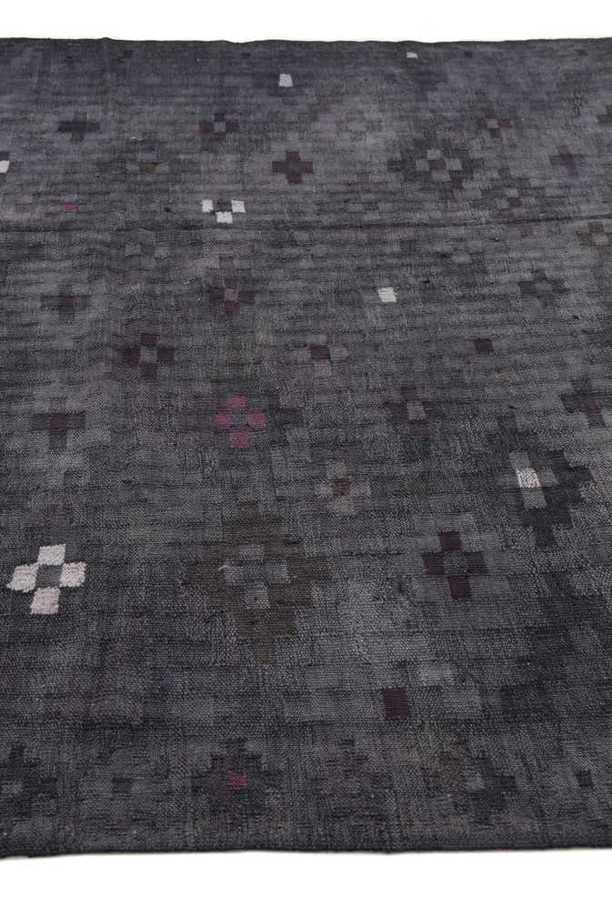 6' 1 x 9' 5 Hand Woven Kilim Fars Wool Rug