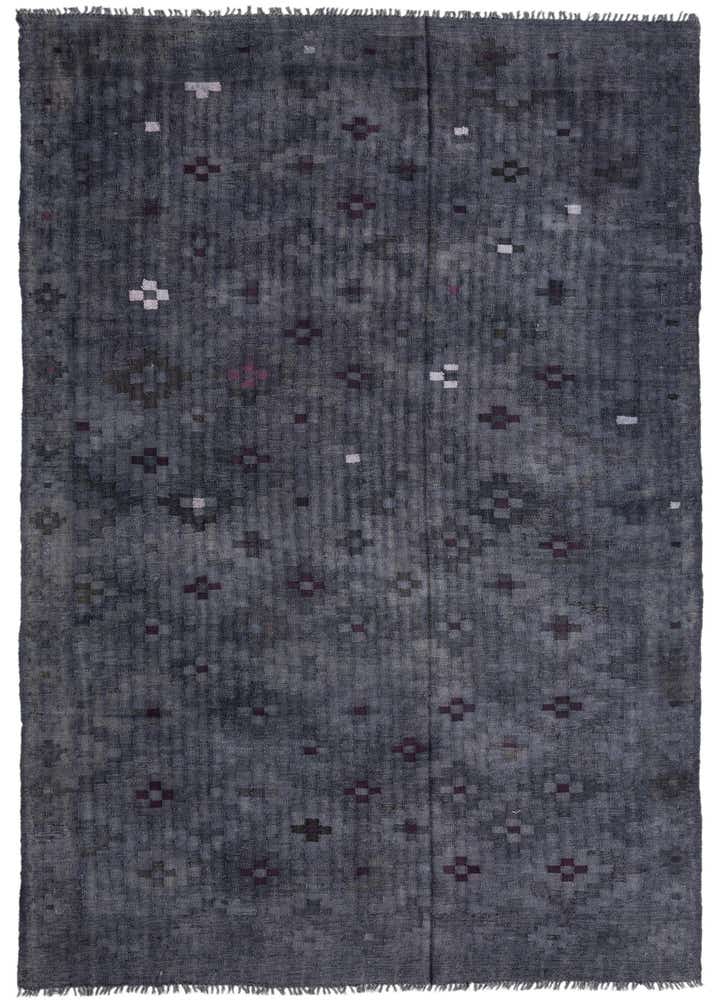 6' 1 x 9' 5 Hand Woven Kilim Fars Wool Rug