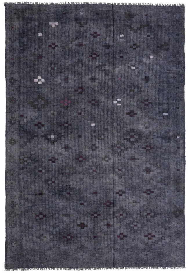 Detail image of 6' 1 x 9' 5 Hand Woven Kilim Fars Wool Rug