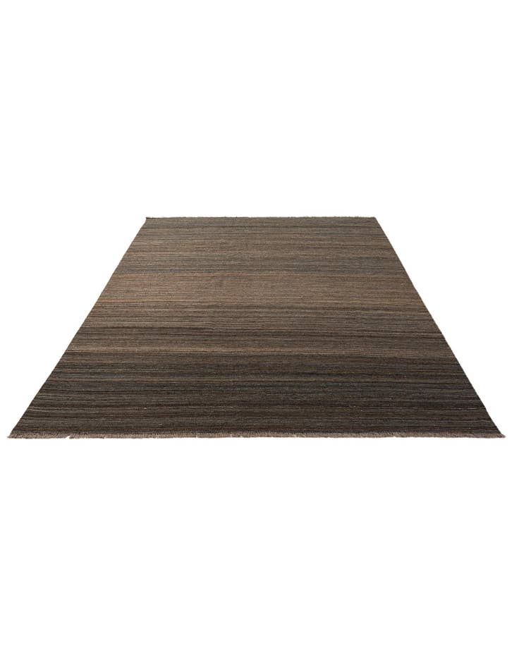 Detail image of 6' 8 x 9' 11 Hand Woven Kilim Modern Wool Rug
