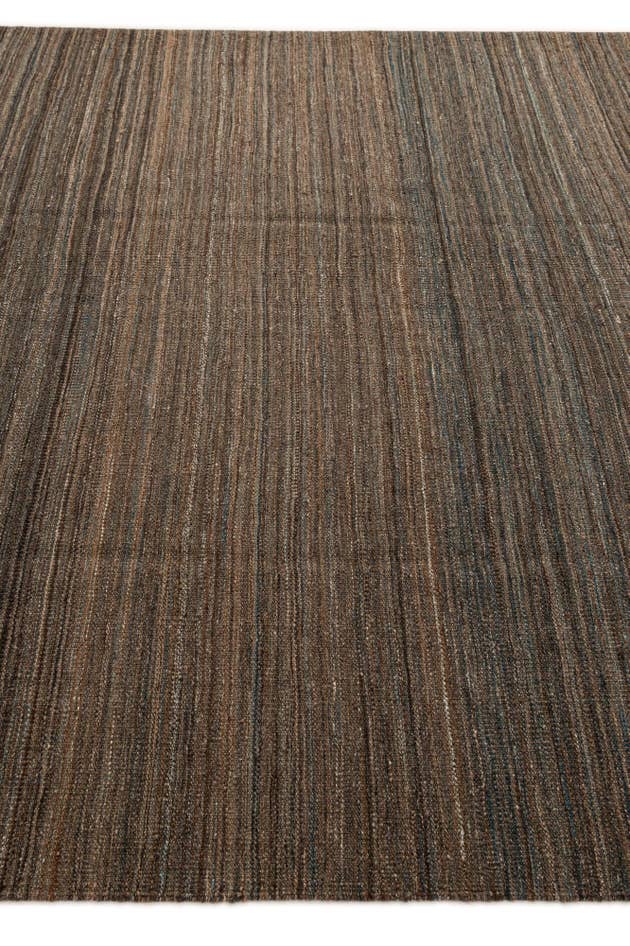 Detail image of 6' 8 x 9' 11 Hand Woven Kilim Modern Wool Rug