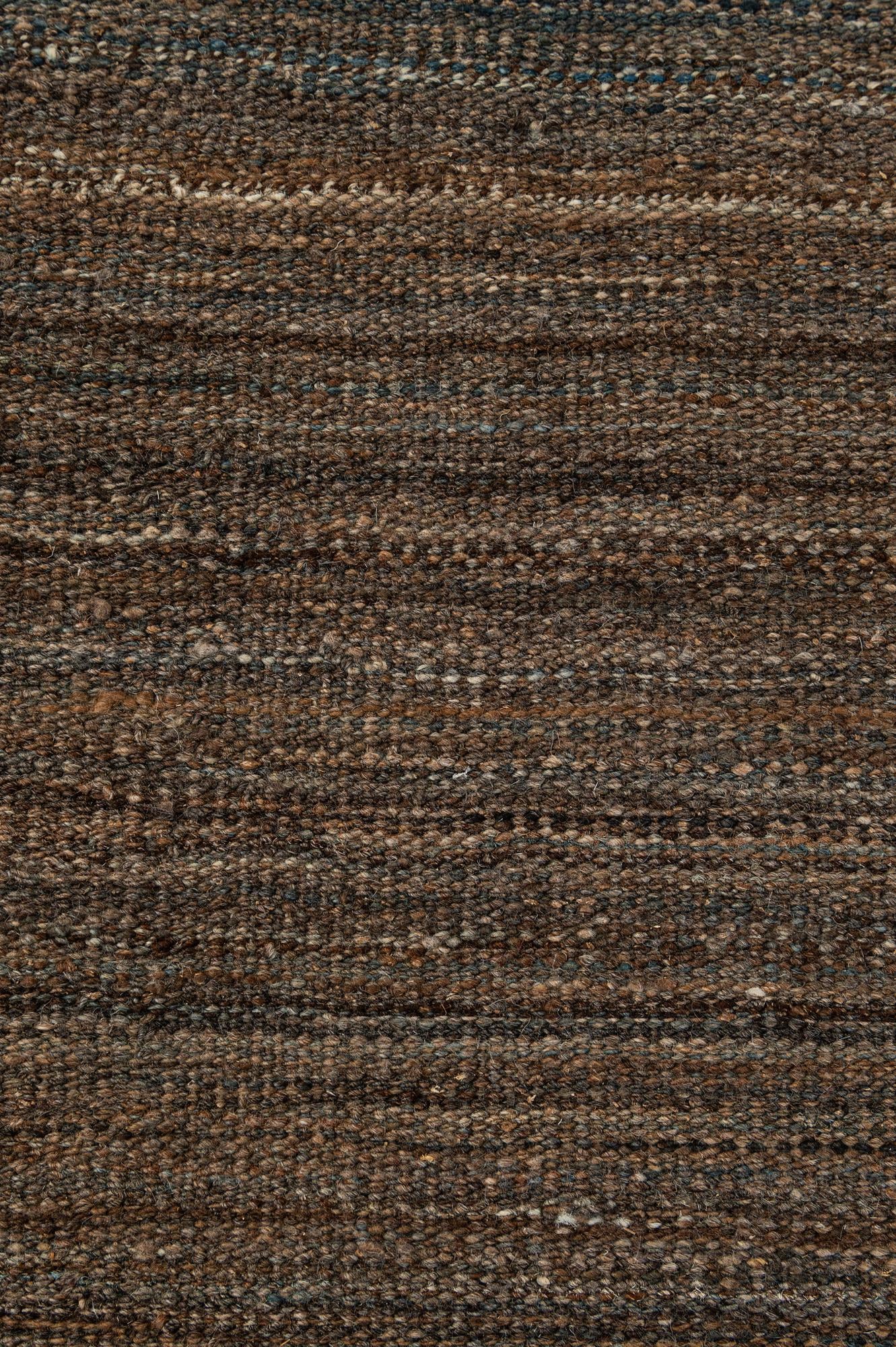 6' 8 x 9' 11 Hand Woven Kilim Modern Wool Rug