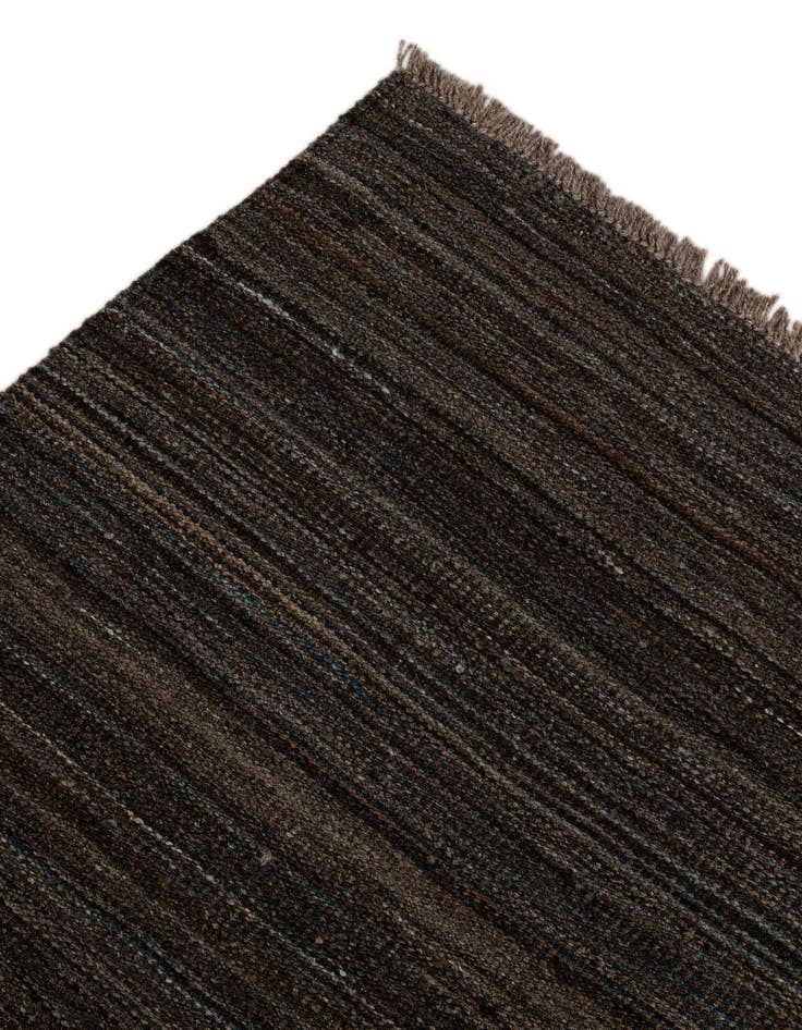 Detail image of 6' 8 x 9' 11  Hand Woven Kilim Modern Wool Rug