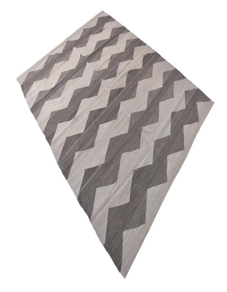 Detail image of 5' x 6' 4 Hand Woven Kilim Modern Wool Rug