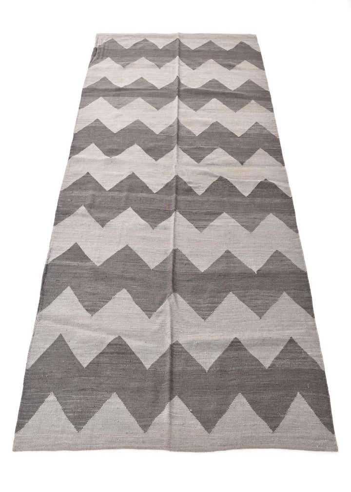 5' x 6' 4 Hand Woven Kilim Modern Wool Rug