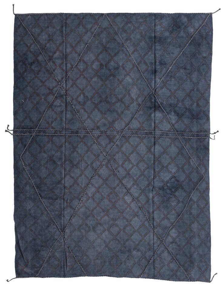 Detail image of 8' 1 x 11' 1 Hand Woven Kilim Modern Wool Rug