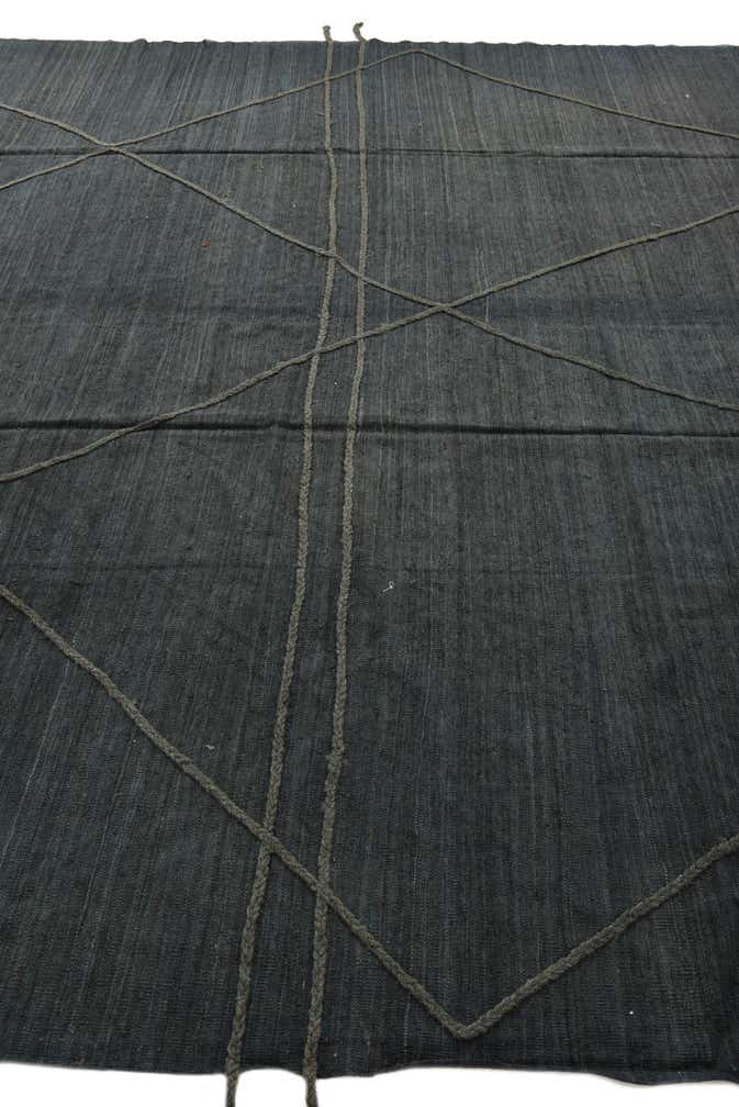 9' 9 x 12' 7 Hand Woven Kilim Modern Wool Rug