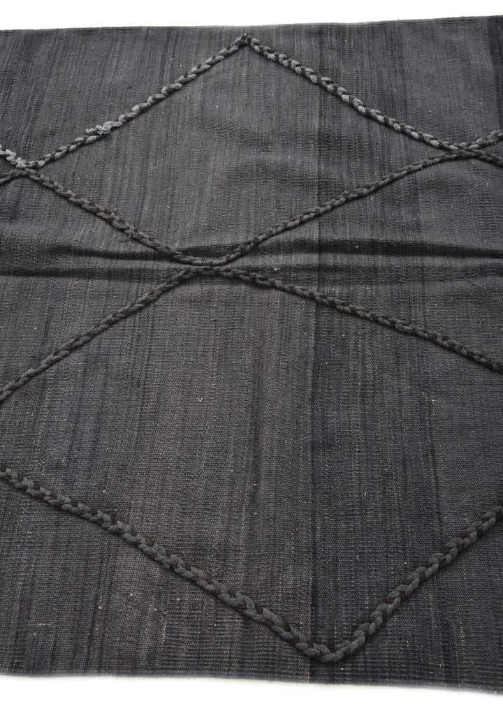 4' 2 x 5' 9 Hand Woven Kilim Modern Wool Rug