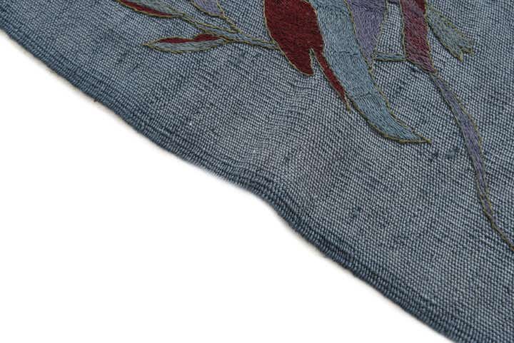4' 2 x 5' 7 Hand Woven Kilim Modern Wool Rug