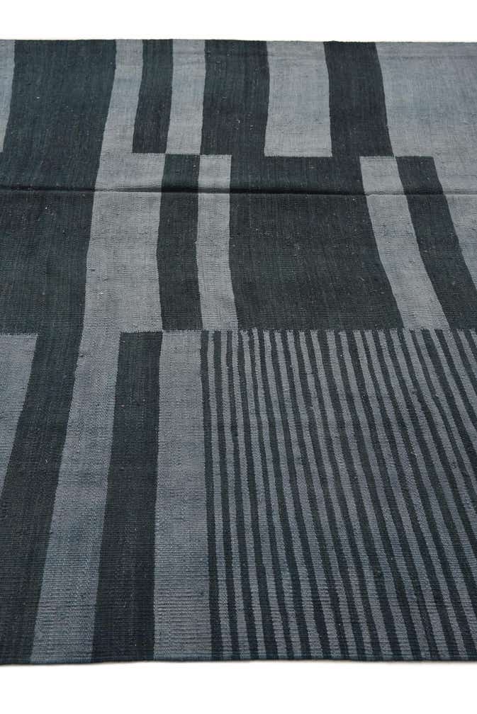 6' 4 x 9' 3 Hand Woven Kilim Modern Wool Rug
