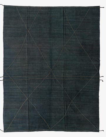 9' 9 x 12' 7 Hand Woven Kilim Modern Wool Rug