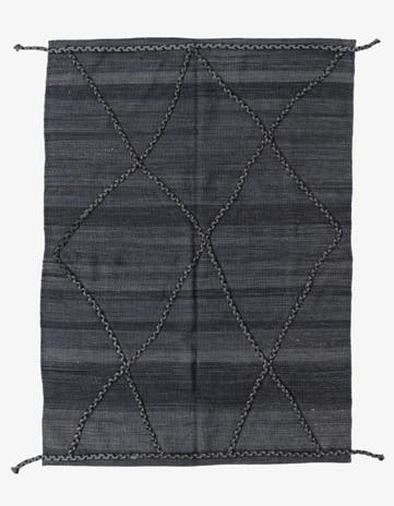 4' 2 x 5' 10 Hand Woven Kilim Modern Wool Rug