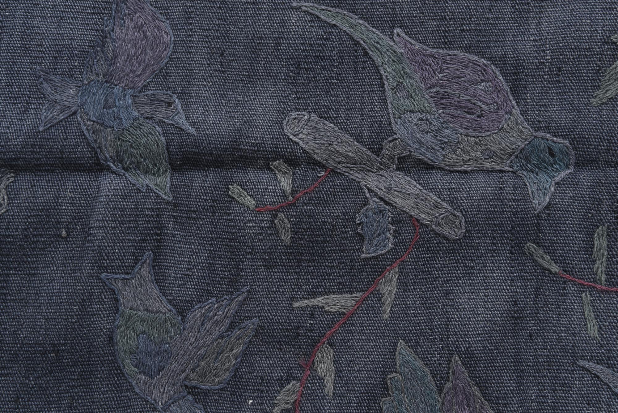 3' 1 x 4' 8 Hand Woven Kilim Suzani Wool Rug