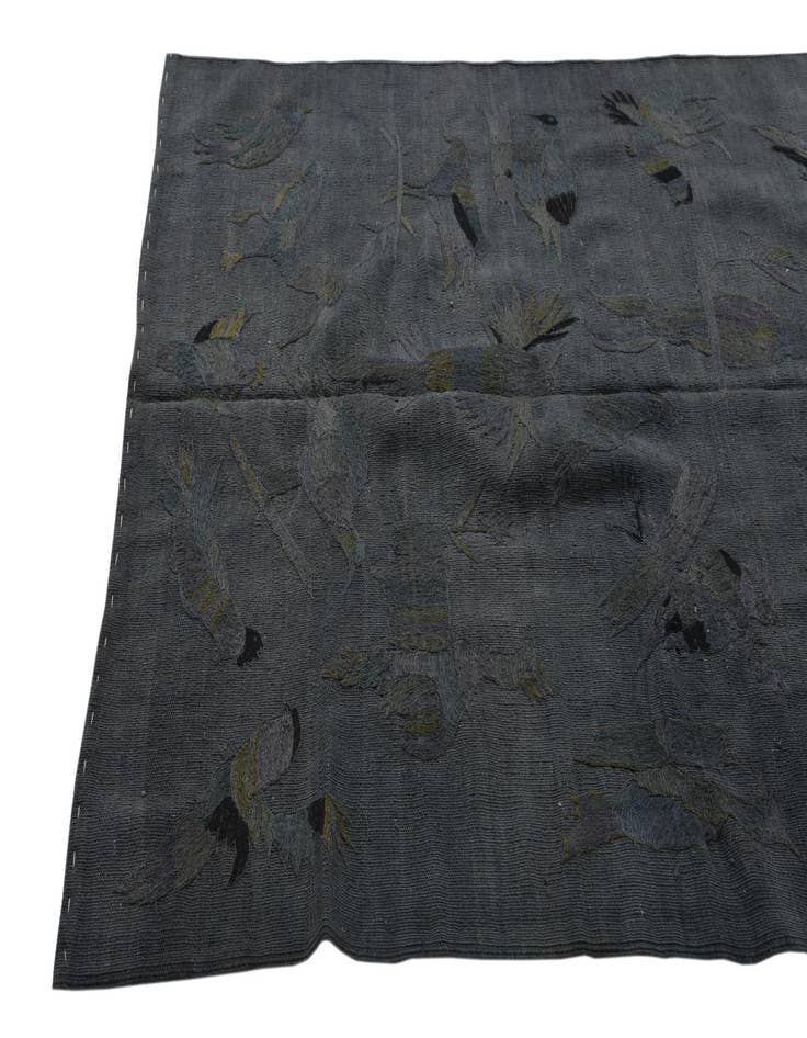 Detail image of 4' 1 x 5' 8  Hand Woven Kilim Suzani Wool Rug