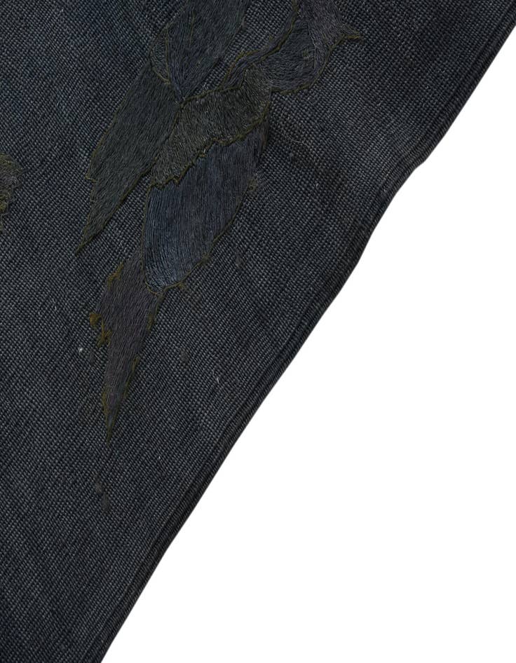 Detail image of 4' 1 x 5' 8  Hand Woven Kilim Suzani Wool Rug