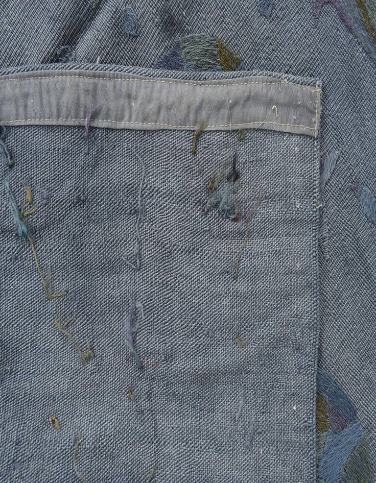 Detail image of 4' 1 x 5' 9  Hand Woven Kilim Suzani Wool Rug