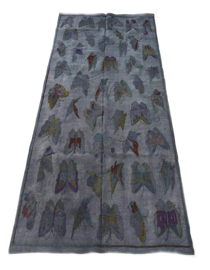 Detail image of 4' 7 x 6' 4  Hand Woven Kilim Suzani Wool Rug