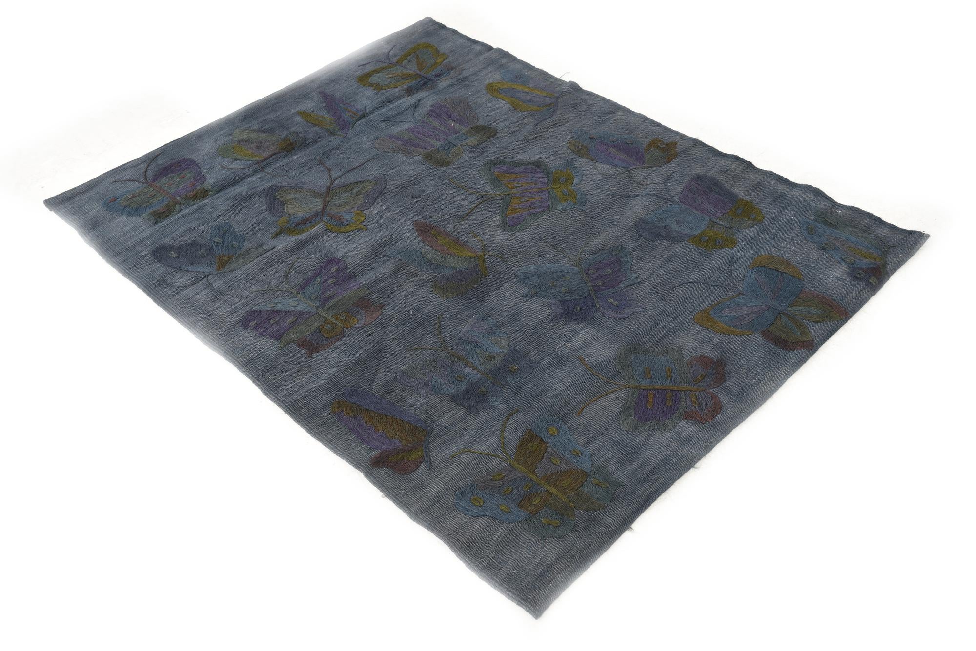 3' 5 x 4' 6 Hand Woven Kilim Suzani Wool Rug