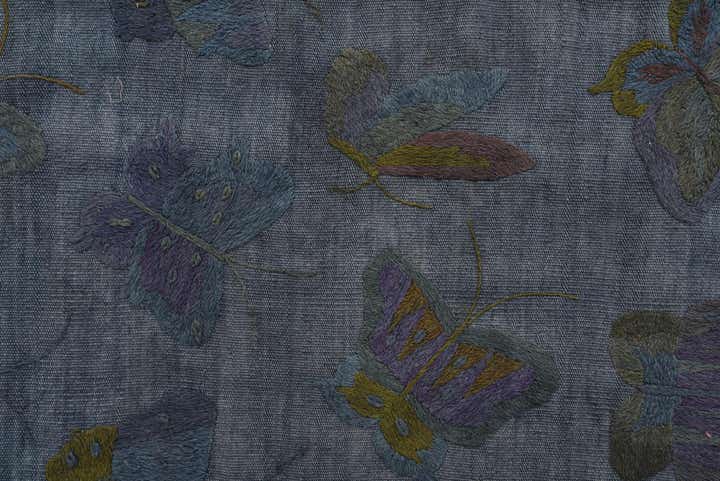 3' 5 x 4' 6 Hand Woven Kilim Suzani Wool Rug