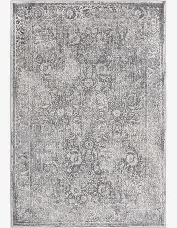 Graphite Gray Modern Classical Rug