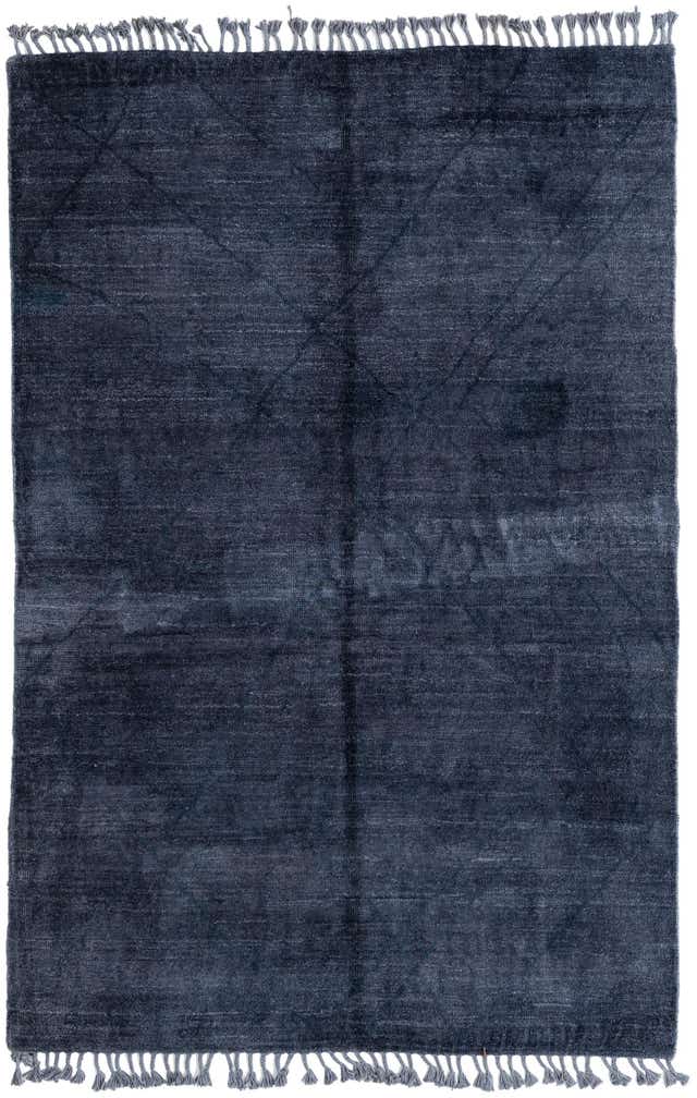 5' 6 x 8' 4 Hand Knotted Moroccan Wool Rug