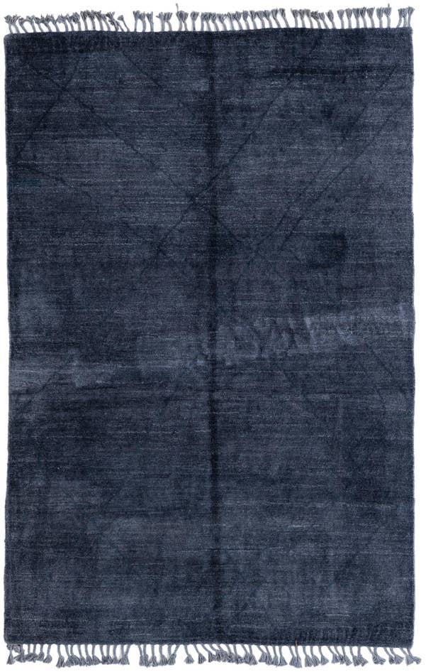 Detail image of 5' 6 x 8' 4 Hand Knotted Moroccan Wool Rug