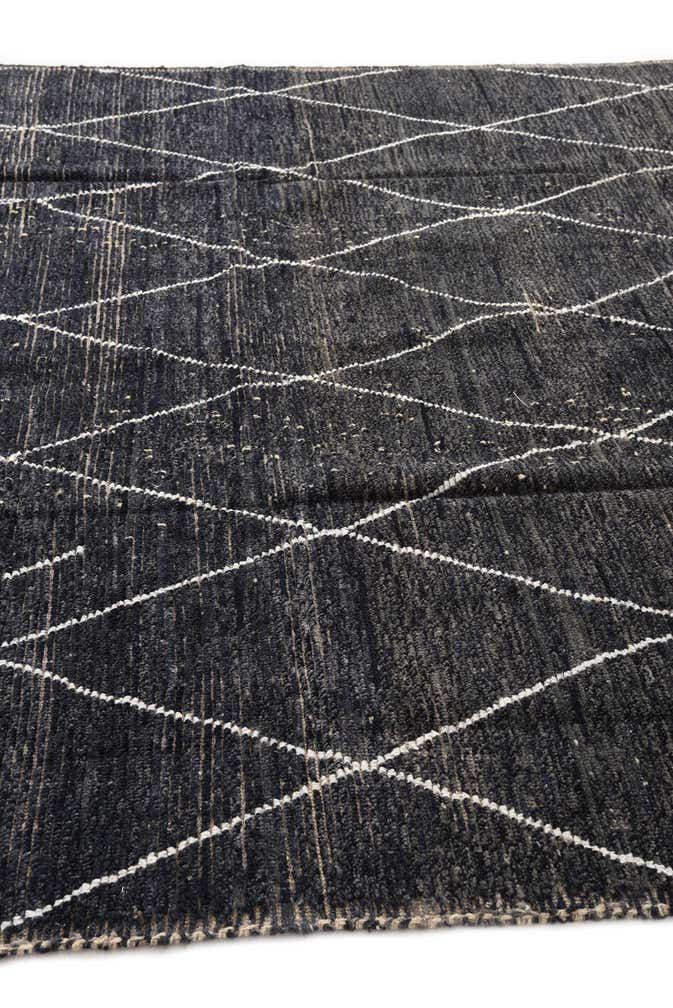 8' 2 x 10' 2 Hand Knotted Moroccan Wool Rug