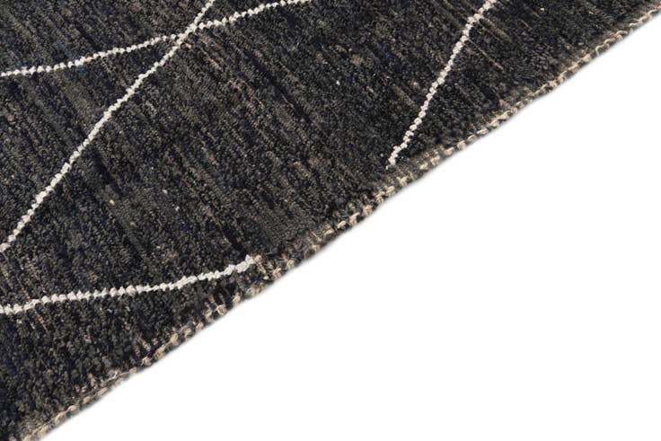 Detail image of 8' 2 x 10' 2 Hand Knotted Moroccan Wool Rug
