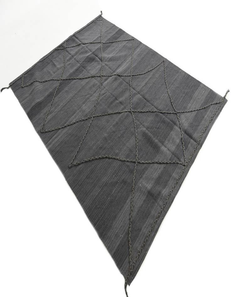 Detail image of 5' x 7' 10 Hand Knotted Moroccan Wool Rug