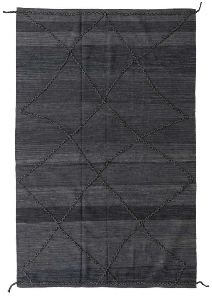 5' x 7' 10 Hand Knotted Moroccan Wool Rug