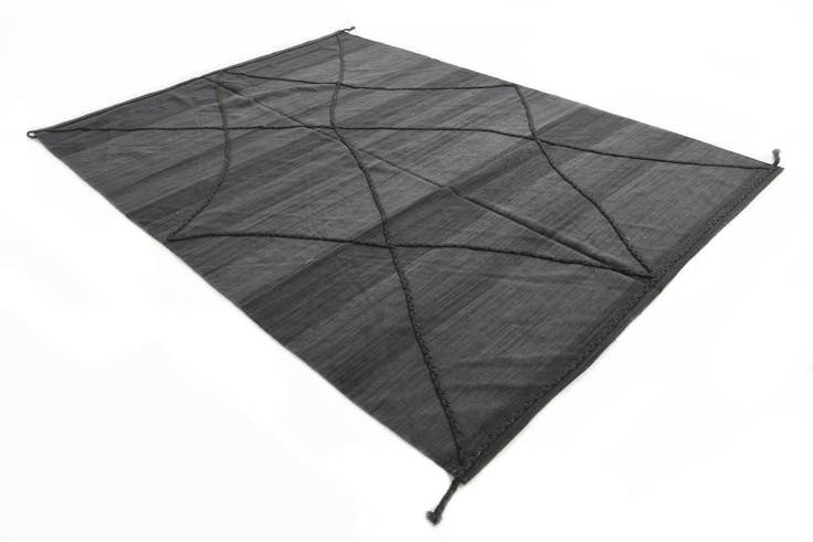Detail image of 7' 1 x 9' 9 Hand Knotted Moroccan Wool Rug
