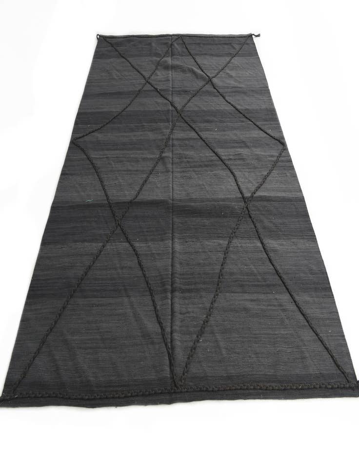 Detail image of 7' 1 x 9' 9 Hand Knotted Moroccan Wool Rug