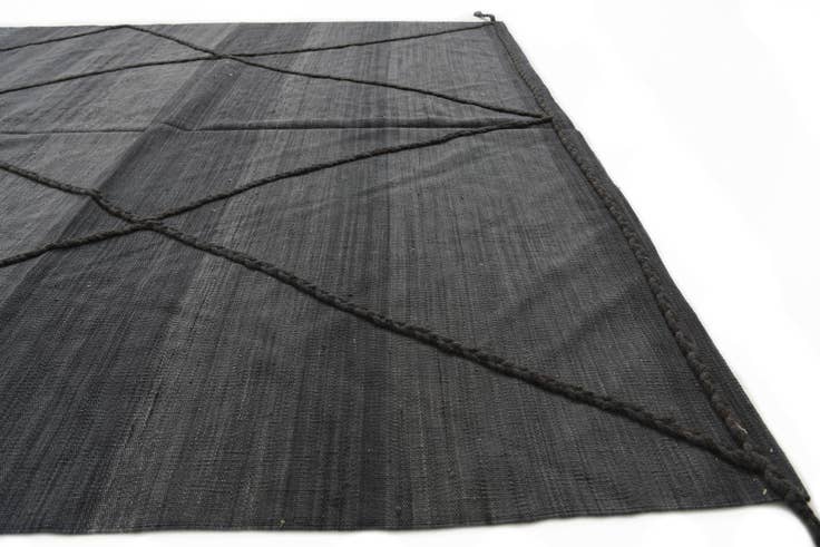 Detail image of 7' 1 x 9' 9 Hand Knotted Moroccan Wool Rug