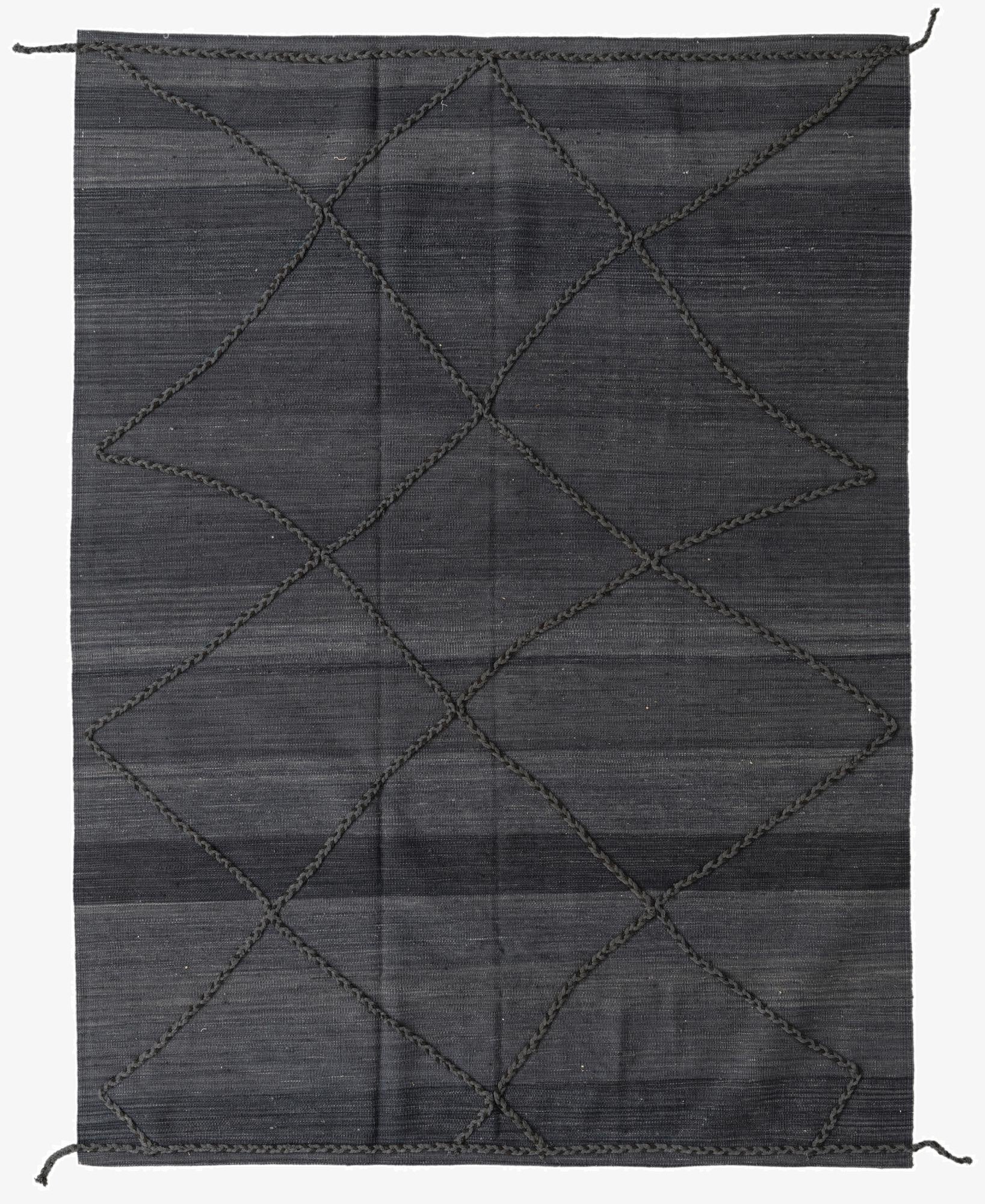 5' x 7' 10  Hand Knotted Moroccan Wool Rug