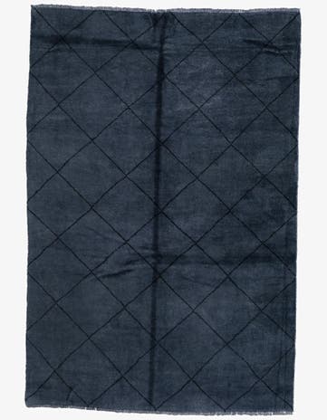 5' x 8' 1 Hand Knotted Moroccan Wool Rug